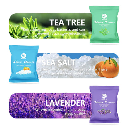 Shower Steamers Aromatherapy 24-Pack, Self Care Spa Gifts for Women& Men, Stress Relief with Natural Essential Oils, Fathers Day Spa Gifts for Husband Dad Him Adults, Appreciation Gifts