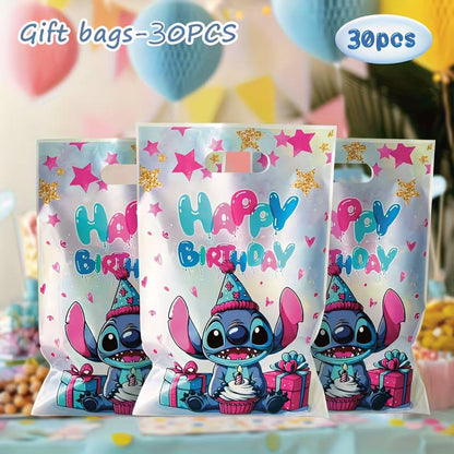 HANISNA For Stitch party gift bags 30PCS, supplies, and decorations. Perfect for cartoon parties, ideal for kids, and great for family events, prizes.