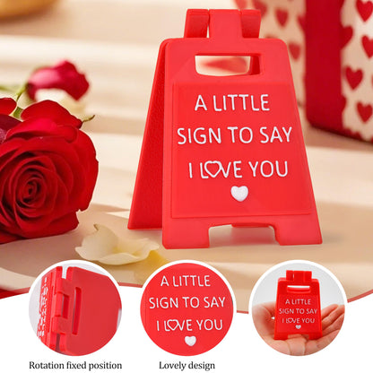 Anniversary Romantic Gifts for Women - Mini Sign Office Decor Desk Accessories Mothers Day Gifts for Mom Her Men Wife Husband Girlfriend Boyfriend Birthday Christmas Wedding Valentines Day