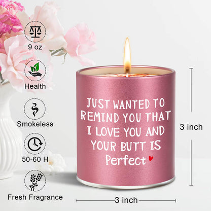 Valentines Day Gifts for Girlfriend Her Christmas Stocking Stuffers Gifts for Wife Women Sisters Mom Funny ldeas Scented Candle for Anniversary Friendship Celebration Birthday Galentines Day