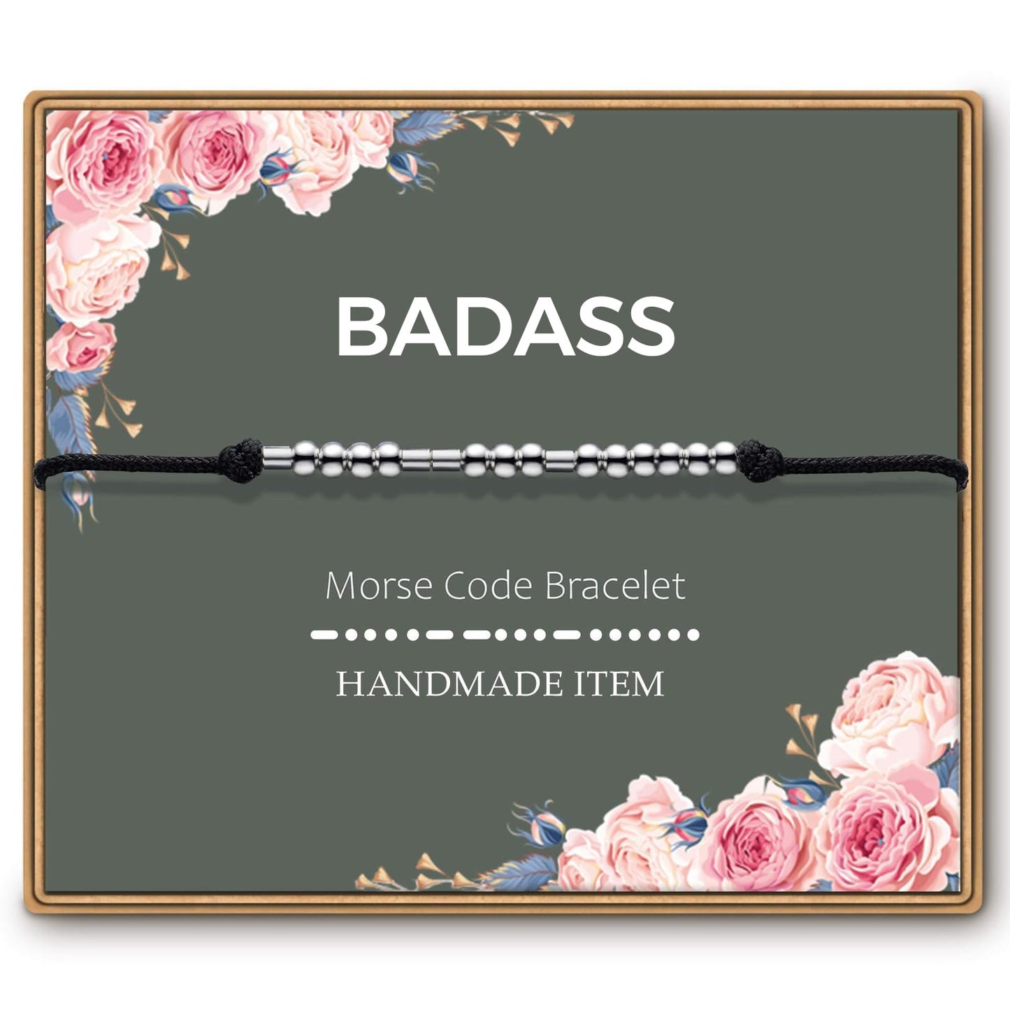 ASELFAD Morse Code Bracelets for Women, Funny Graduation Gifts, Best Friend Birthday Gifts for Women Friendship Bracelets, Teen Girl Gifts Trendy Stuff