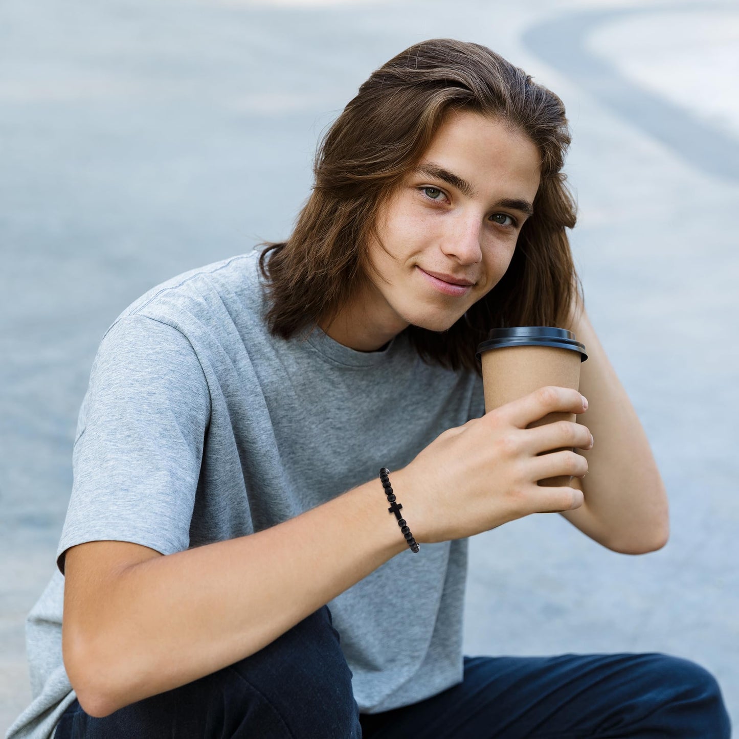 Tarsus Cross Bracelet for Men Teens, Cross Jewelry Christian Gifts for Easter, Christmas, Birthday, Valentines Day ...