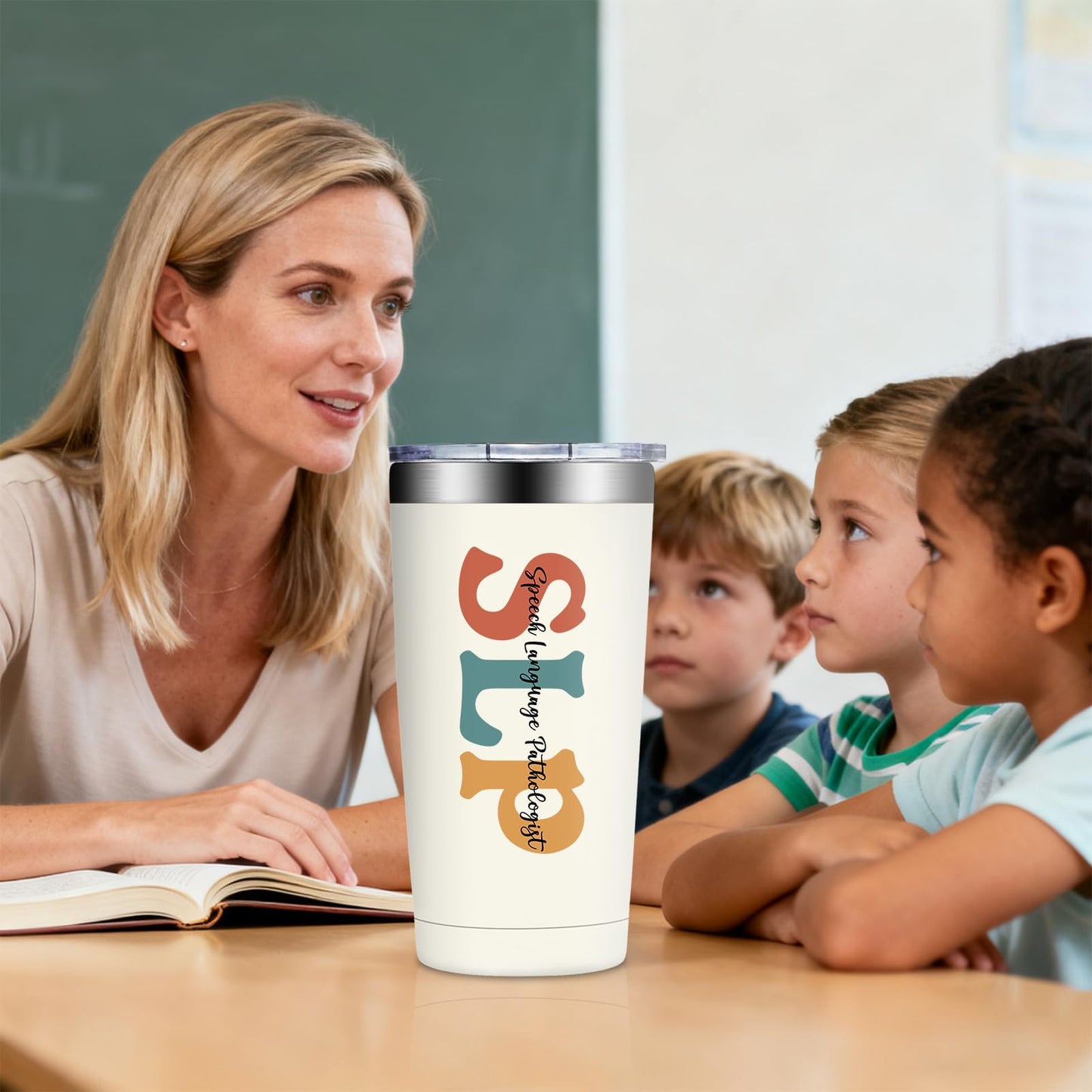 SpenMeta SLP Gifts for Women - Speech Language Pathologist Gifts - Speech Therapist Appreciation Thank You Gift, 20oz Tumbler Cup
