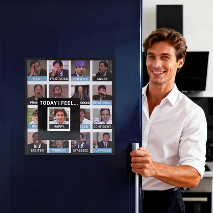The Office Mood Magnet,The Office Gifts for TV Show Fans, Funny Magnets for Fridge,Today I'm Feeling