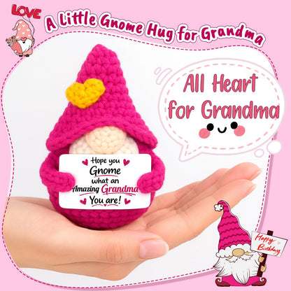 Grandma Gifts for Birthday Christmas - Funny Gnome Gift for Great Grandma Nana Gigi Mimi Grandmother from Granddaughter Grandson Grandkids, Grandparents Day Mothers Day Gnomes Present