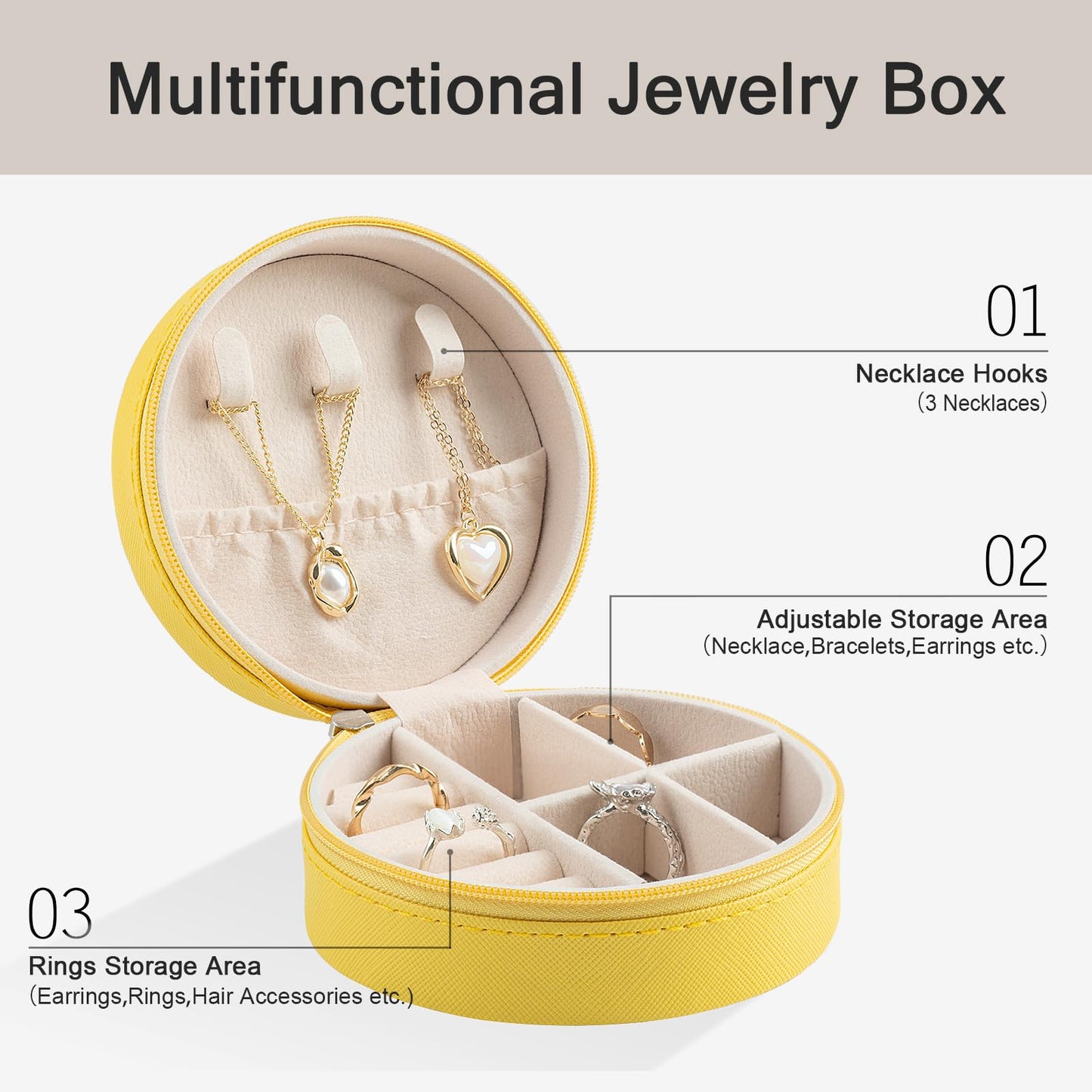 12-Pack Softball Jewelry Box Bulk Team Gifts for Girls, Yellow Round Mini Travel Jewelry Case Organizer for Softball Players Coaches, Senior Night Tournament Gifting, Optic Yellow