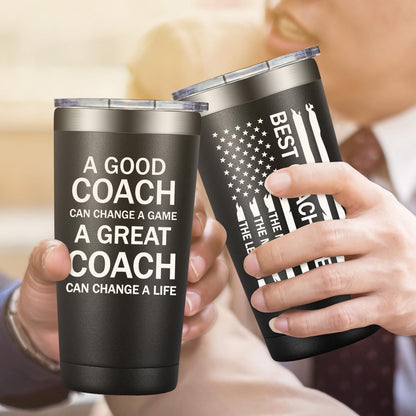 Grifarny Coach Gifts for Men - Basketball, Soccer, Football, Baseball, Softball, Gymnastics, Dance, Swim, Coaches Gifts - Best Coach Ever Tumbler Cup 20 oz
