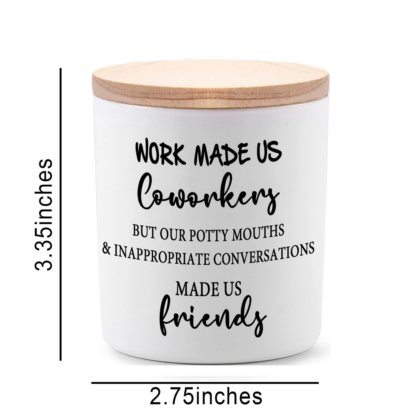 BFJLIFE Coworker Gifts for Women Funny Cool Co Worker Gifts for Christmas Birthday Unique Lavender Scented Soy Candles