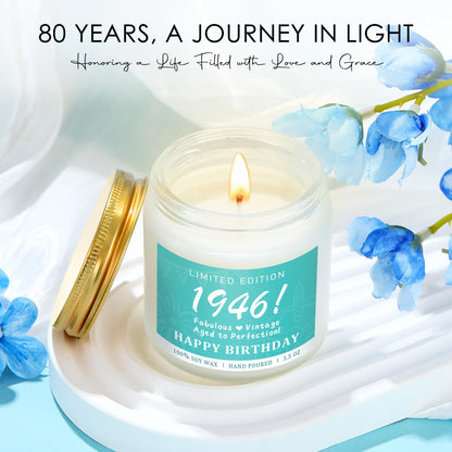 80th Birthday Gifts for Women Her Cool 80 Year Old Birthday Gifts for Women Unique Gift for 80 Year Old Woman Female Mom Meaningful 1946 Gift Ideas for Woman Over 80 Funny Happy 80th Decoration Things