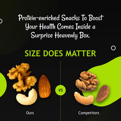 Oh! Nuts Dried Fruits and Nuts Gift Basket - Gourmet Gift Baskets - Healthy Assorted Nuts and Dried Fruit Gift Box - Crafted in USA, Sealed Fresh in Individual Packs (Green Box)