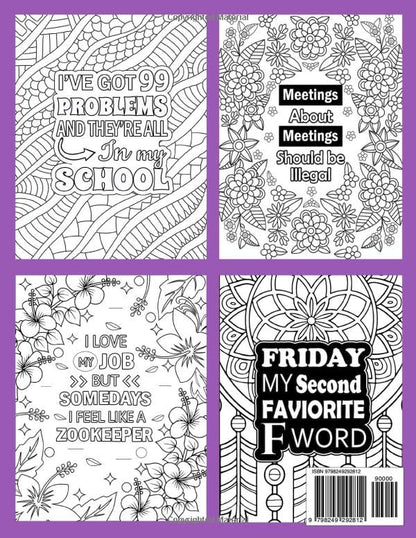 Paraprofessional Coloring Book: A Funny Appreciation Gift for Paraprofessionals with Stress Relieving Design