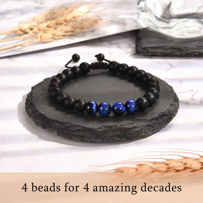 13th 16th 18th 21st 30th 40th 50th 60th Birthday Gifts for Boys Men Him, 11-21 30-60 Year Old Boy Male Man Birthday Gifts Birthday Bracelet for Son Brother Grandson Nephew Dad Husband Friend Boyfriend