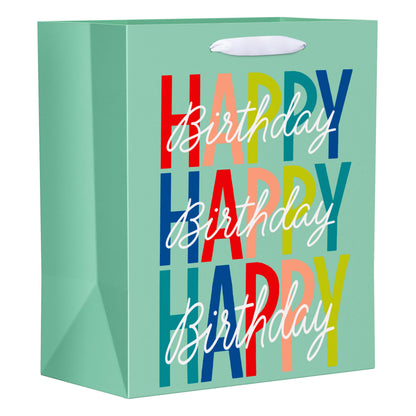 American Greetings 6.5" Small Gift Bags for Birthday and Celebrations (5-Count)