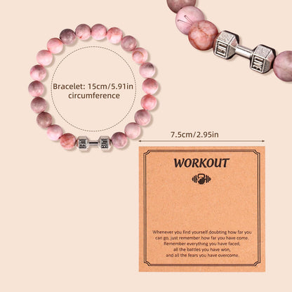 Mikovivi Weighted Bracelet for Women, Adjustable Workout Gifts Accessories with Card for Exercises Weightlifting Sports Fitness