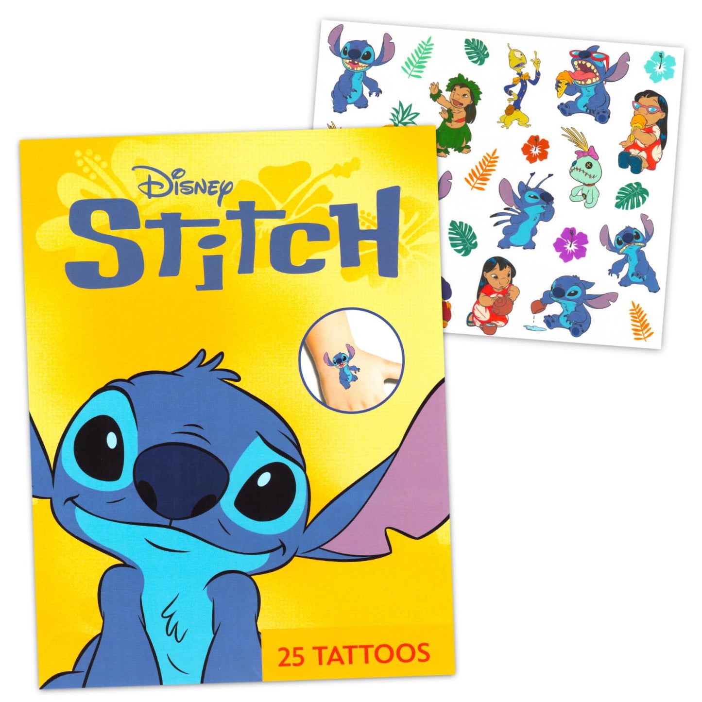 Disney Stitch Tote Bag Set - Lilo and Stitch Accessories Bundle with Stitch Grocery Bag Set with Plus Stickers, Tattoos, More | Stitch Reusable Bags for Kids, Girls, Women