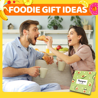 HAPPYPOP Funny Fruit Gifts - Avocado Pineapple Banana Strawberry Socks for Women Men