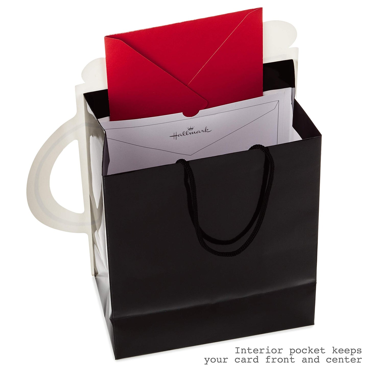 Hallmark 9" Medium Gift Bag with Tissue Paper (Cheers! Beer Mug) for Christmas, Father's Day, Birthdays, Graduations, Promotions, New Jobs or Any Occasion