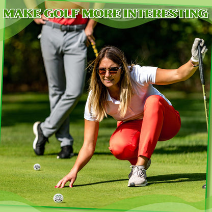 Seenelling 12 Pcs Happy Birthday Golf Ball Funny Christmas Novelty Gift for Dad Mom Coworker Employee Husband Grandpa Golfers Lovers Birthday