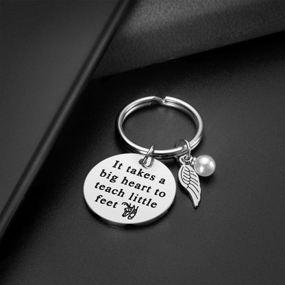 Lcbulu Dance Teacher Appreciation Gifts - Dancer Gifts for Women Ballet Shoe Keychain for Dance Teachers