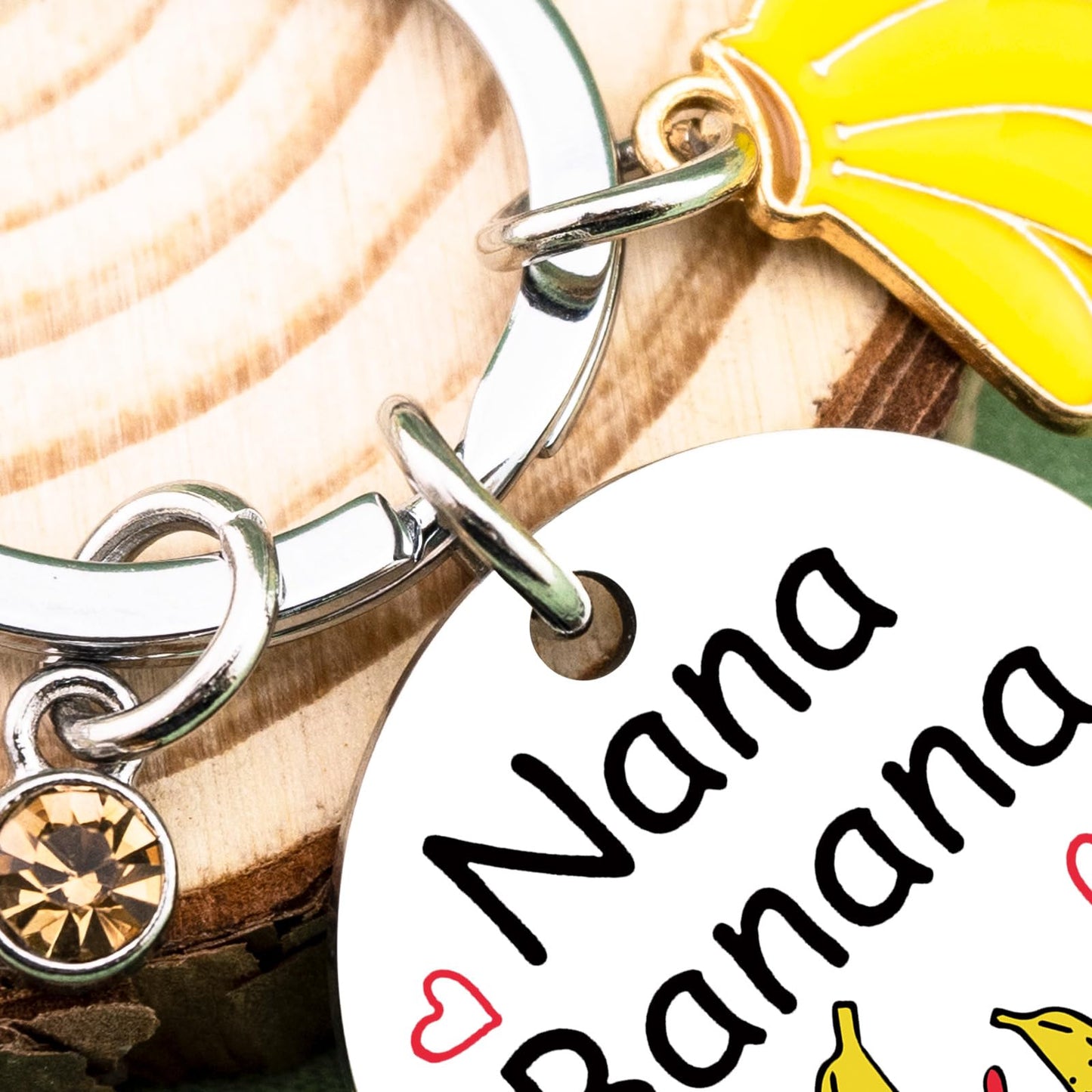 igvean Nana Gifts Banana Keychain Nana Birthday Gifts Great Grandma Gift Ideas Funny Grandmother Present from Grandkids Christmas Mothers Day Gift for Grandma