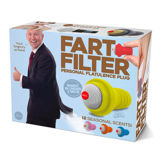 Prank-O Fart Filter Prank Gift Box – Funny Empty Gag Gift Packaging for White Elephant, Christmas & Office Parties, Hilarious Joke Gift Box to Hide Real Presents for Friends & Coworkers