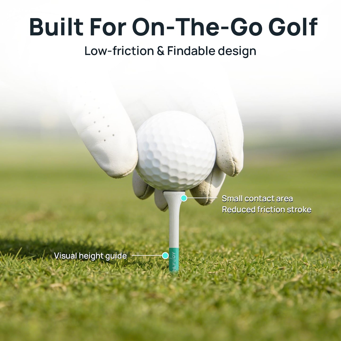 Funny Golf Tees - Golf Accessories for Men - Funny Golf Gifts for Fathers Day & Boyfriend - 18 Pack Premium Golf Tees 3 1/4''- Golf Gag Gift