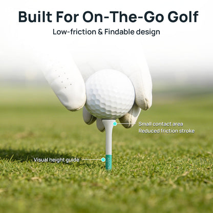 Funny Golf Tees - Golf Accessories for Men - Funny Golf Gifts for Fathers Day & Boyfriend - 18 Pack Premium Golf Tees 3 1/4''- Golf Gag Gift