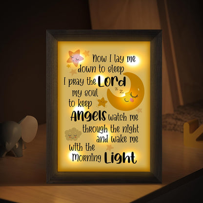 Baptism Gifts for Baby - Christening Gifts for Girls and Boys, Nursery Decor Night Light - Now I Lay Me Down to Sleep