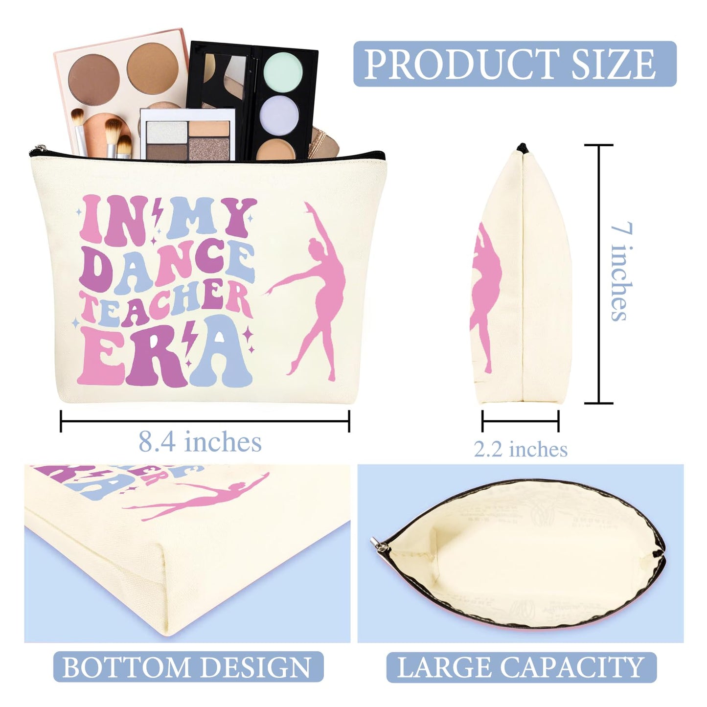 Teacher Gifts for Women Dance Teachers Appreciation Gift 16oz Dance Teacher Tumbler Unique Gifts Thank You Basket Box for Teachers Day/Retirement/Christmas