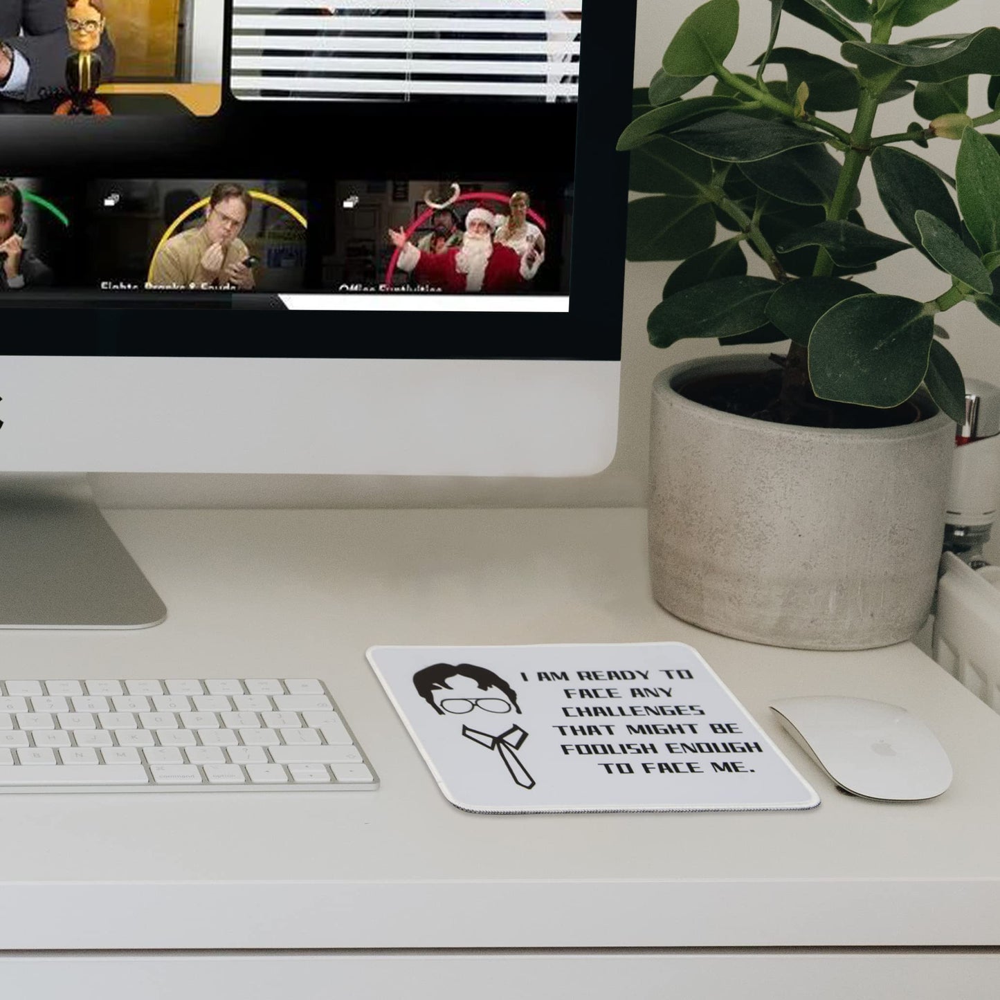 The Office Merchandise Mouse Pad for Desk, Computer or Gaming Mousepad, The Office Merch Mouse Mat, Gifts for Coworkers TV Show Fans