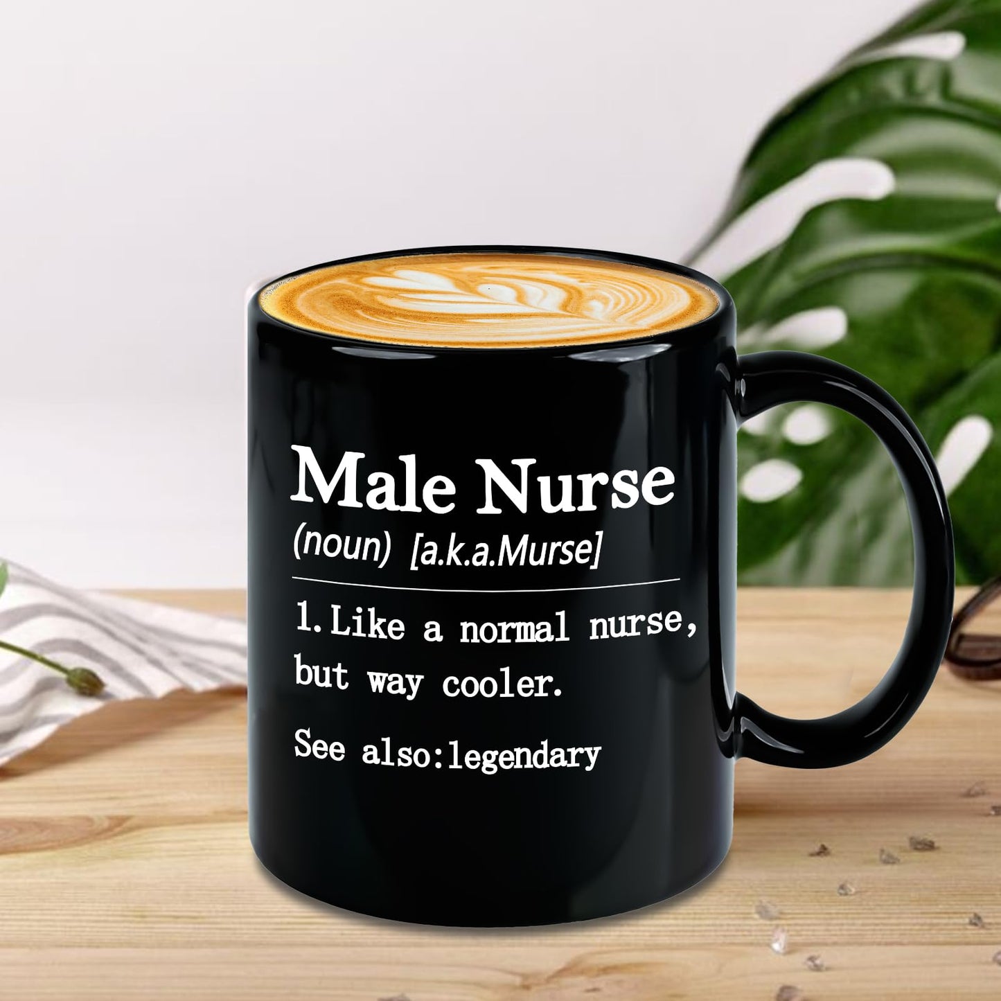 Nurses Gifts for Men Male, Like A Normal Nurse But Way Cooler Coffee Mug, Nurse Practitioner Nursing Student Nurses Week Gifts for Practitioner Graduate, 11 Oz