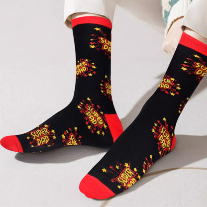Fathers Day Dad Gifts from Daughter Son Kids Wife: Birthday Gifts for Him Husband Dad Christmas Stocking Stuffers for Men,Funny Socks Gift