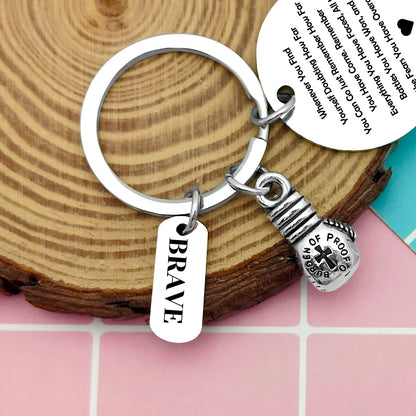 Heigebi Boxing Gift Boxing Gloves Keychain Inspirational Gift for Boxers Coach Gifts Box Lovers Gifts for Women Men Box Charm Keyring Fitness Jewelry