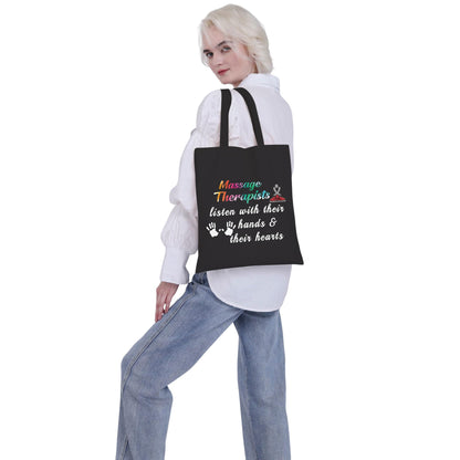 VAMSII Massage Therapist Gift Tote Bag - Massage Therapy Supplies - Masseuse & Massagist Gift
