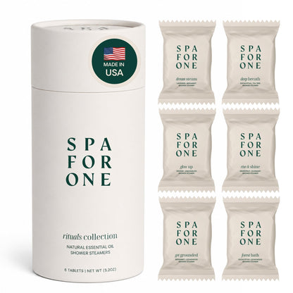 Shower Steamers Aromatherapy 6 Pack – Made in USA with Natural Essential Oils – Spa Gift Set for Fathers Day, Relaxation, Self Care & Birthday Gifts for Women and Men
