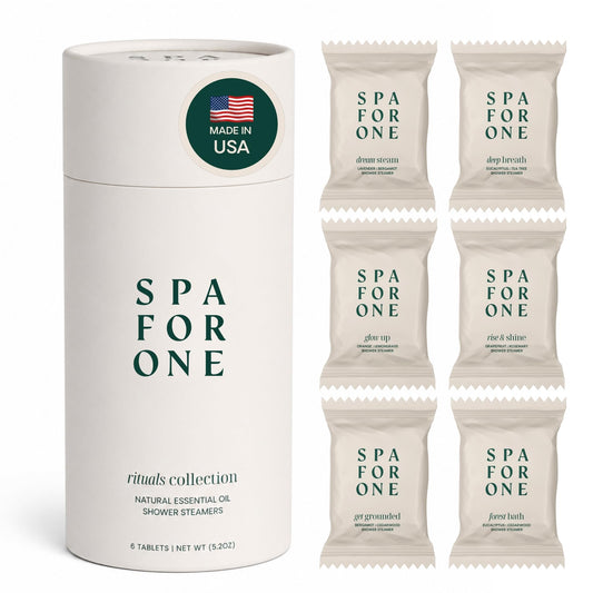 Shower Steamers Aromatherapy 6 Pack – Made in USA with Natural Essential Oils – Spa Gift Set for Fathers Day, Relaxation, Self Care & Birthday Gifts for Women and Men