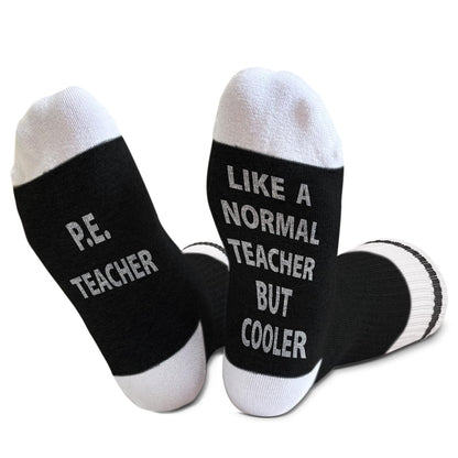 Funny Socks for Women Men - PEteacher