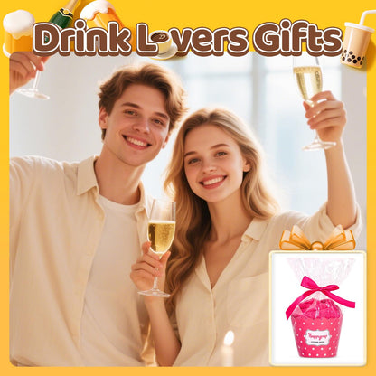 HAPPYPOP Drink Socks for Women Girls - Margarita Tea Champagne Wine Coffee Gifts for Her