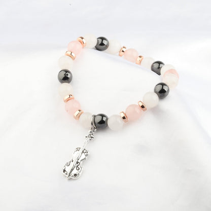 WSNANG Violin Charm Bracelet - Jewelry Gift for Violin Lovers & Music Enthusiasts