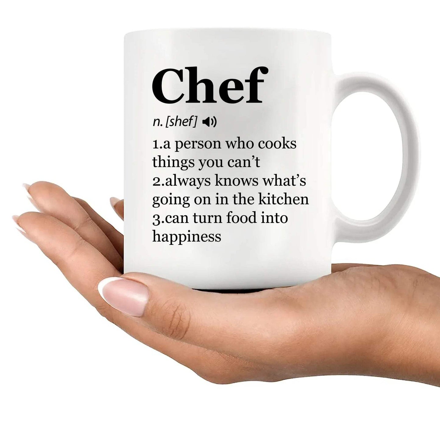 Panvola Chef Definition Mug Chef Gifts Cook Sous Chef Pasty Baker Baking Baking Gifts Culinary Student Teacher Head Chef Cooking Lovers Ceramic Mug 11 oz White