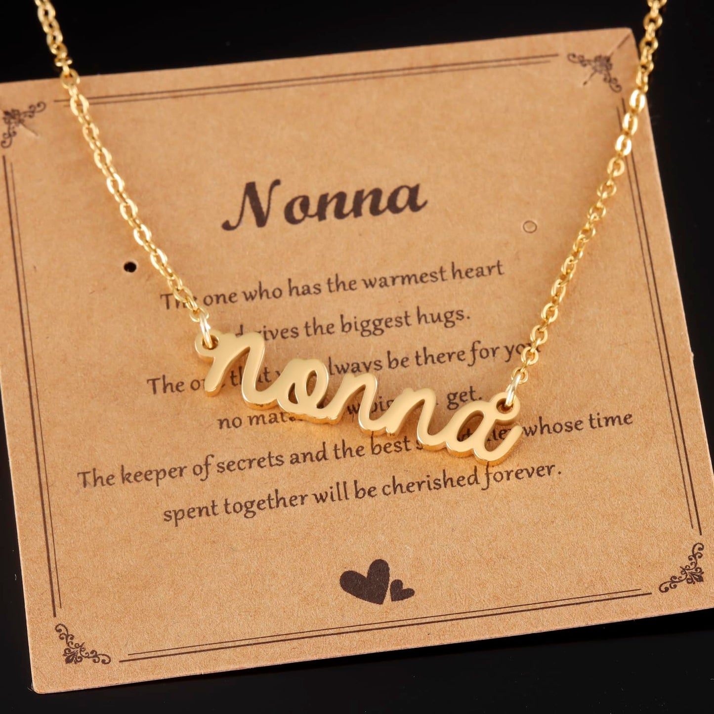 Kivosliviz Gift for Nonna Necklace Women from Grandkids Best Birthday Jewelry Nonna Necklace