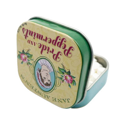 The Unemployed Philosophers Guild Jane Austen Pride and Peppermints Breath Mints, 1 Tin, Net Wt .4oz (12g)