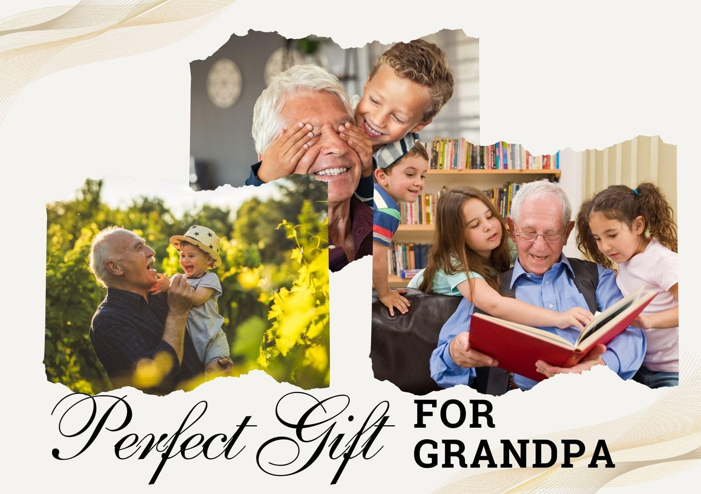 InnoBeta Poppy Gifts, Ballpoint Pen Set of 4, Gift Ideas for Grandpa from Grandkids on Birthday, Christmas, Father's Day, Retirement