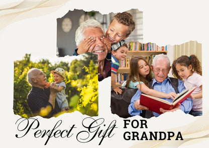 InnoBeta Poppy Gifts, Ballpoint Pen Set of 4, Gift Ideas for Grandpa from Grandkids on Birthday, Christmas, Father's Day, Retirement