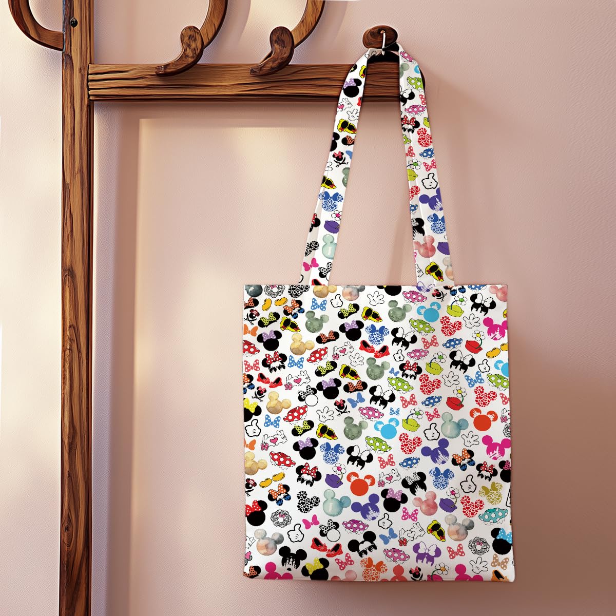 Wenboco Funny Tote Bag, Cute Mouse Themed Gifts, Reusable Grocery Beach Bags, Birthday Gift for Women Friend, Weekender Bag 1