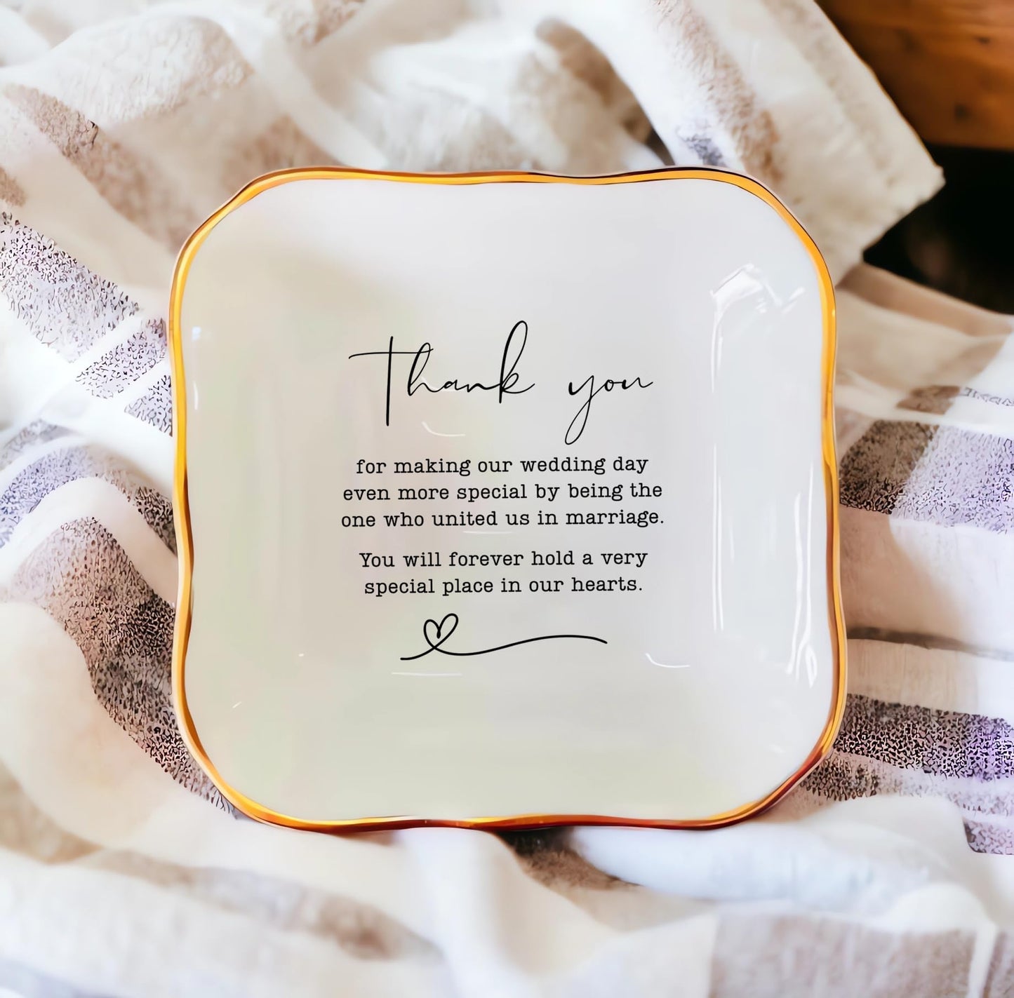 Wedding Officiant Gift, Officiant Ring Dish, Inspirational Gifts for Her, Thank You Officiant Gift, Officiant Woman Gift, Appreciation Gift, Wedding Planner Gift, Pastor Gifts, Officiant Woman Gift