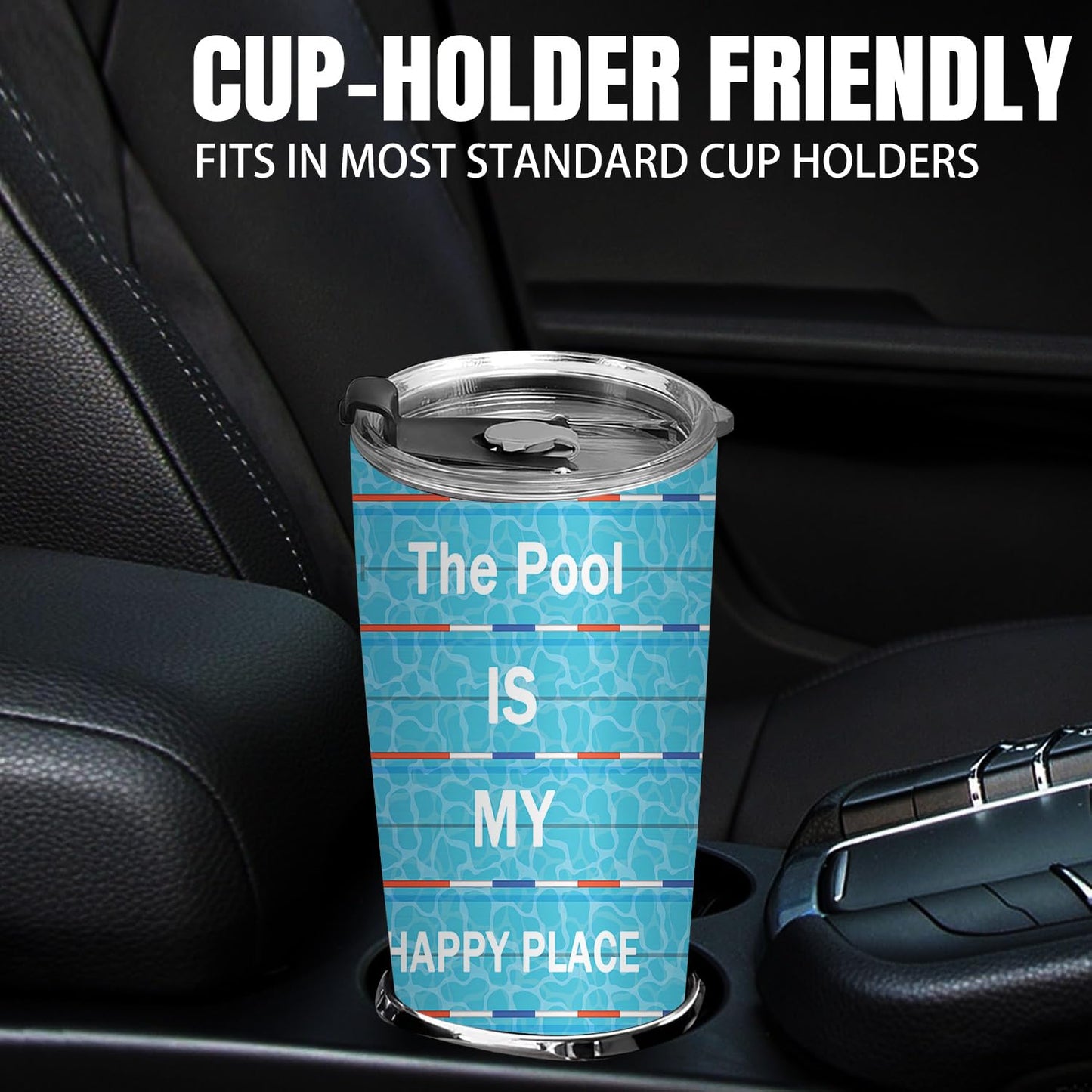 Swimmer Gifts - Swim Team Gifts - Swimming Stainless Steel Tumbler 20 Oz