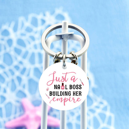 Nail Tech Gifts Manicurist Keychain Nail Accessories for Technician Nails Stuff for Techs Nails Decor Tech Must Haves for Lovers Women Essential Things for Techs Art