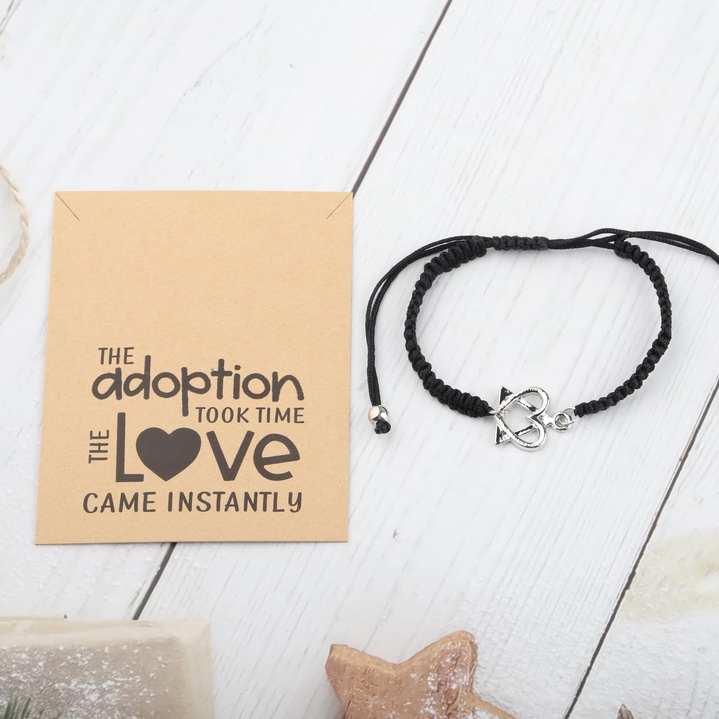 TGBJE Adoption Symbol Charm Bracelet Gotcha Day Bracelet Adoption Gifts Adoptive Jewelry Adoptive Mom Jewelry Foster Parent Thank You Gift