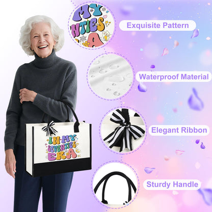 Birthday Gifts for Women, Birthday Gifts Basket for Her, Fabulous Canvas Tote Bag Set, Gift for Mom Sister Friend